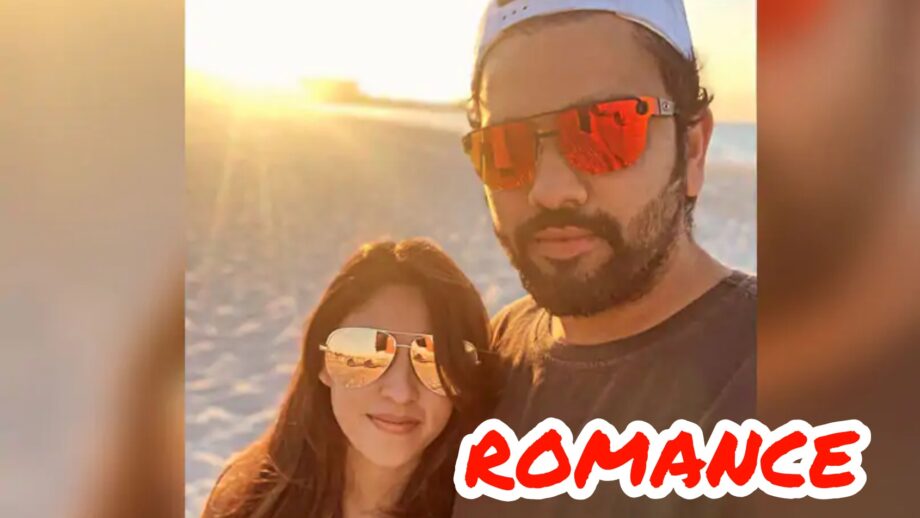 IPL 2020: Rohit Sharma and wife romance on the beach