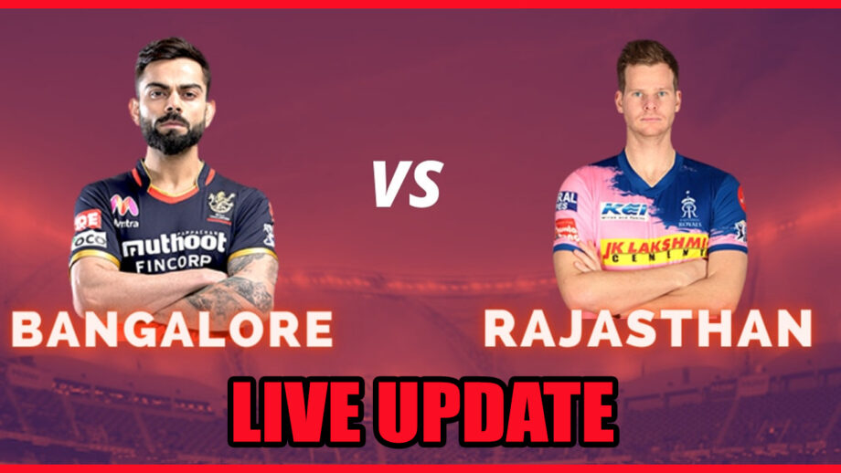IPL 2020 UAE Live Update RCB VS RR: Royal Challengers Bangalore defeats Rajasthan Royals in match 15 1