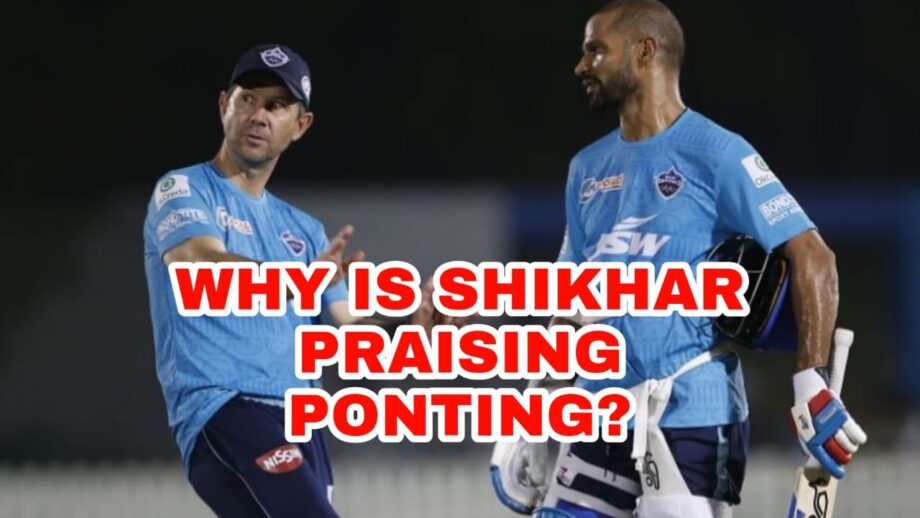 IPL 2020: Why is Shikhar Dhawan praising Ricky Ponting?