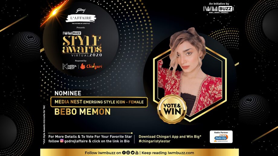 IWMBuzz Style Award: Will Bebo Memon win the Emerging Style Icon (Female)? Vote Now!