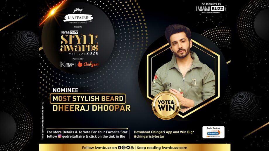 IWMBuzz Style Award: Will Dheeraj Dhoopar win the Most Stylish Beard? Vote Now!