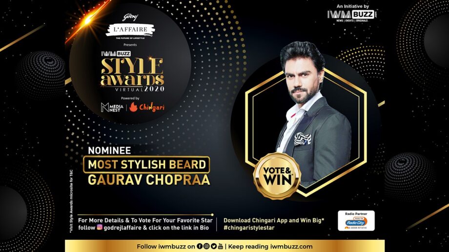 IWMBuzz Style Award: Will Gaurav Chopraa win the Most Stylish Beard? Vote Now!