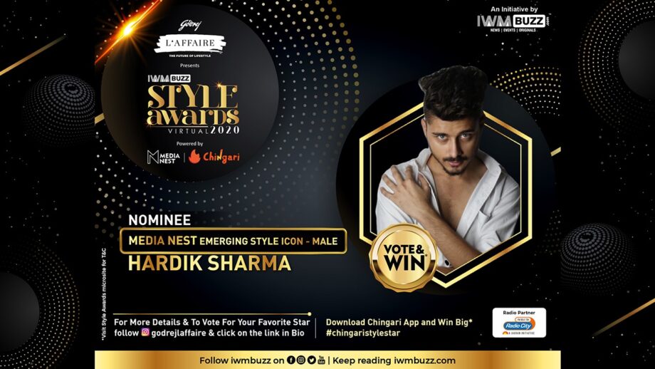 IWMBuzz Style Award: Will Hardik Sharma win the Emerging Style Icon (Male)? Vote Now!