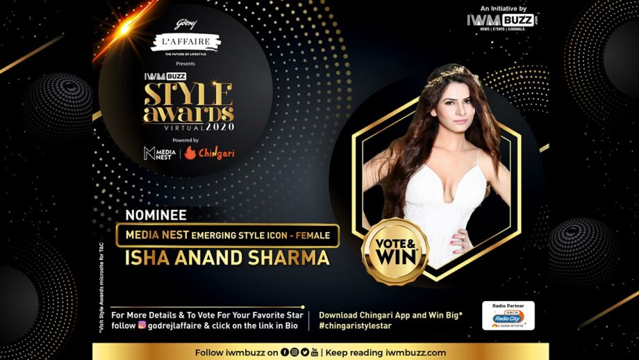 IWMBuzz Style Award: Will Isha Anand Sharma win the Emerging Style Icon (Female)? Vote Now!