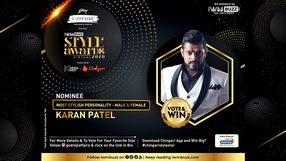 IWMBuzz Style Award: Will Karan Patel win the Most Stylish Personality (Male)? Vote Now!