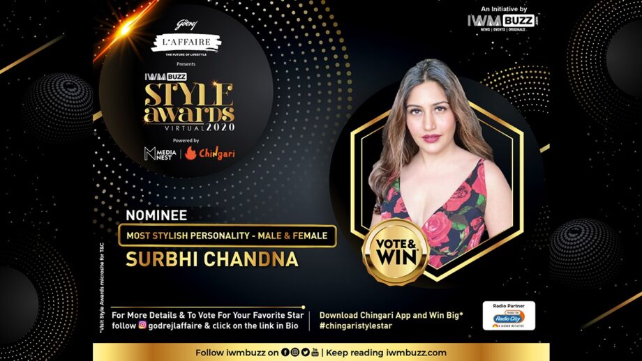 IWMBuzz Style Award: Will Surbhi Chandna win the Most Stylish Personality (Female)? Vote Now!