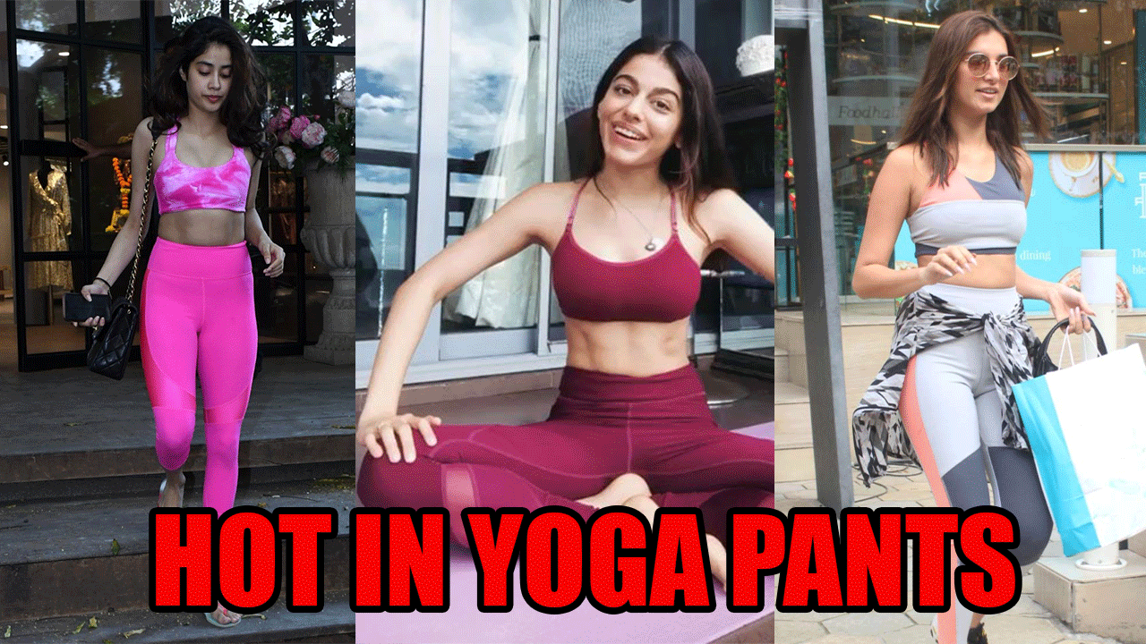 Janhvi Kapoor, Alaya F, Tara Sutaria: Hot in yoga pants