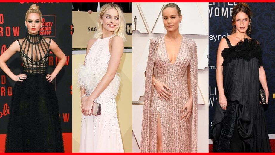 Jennifer Lawrence, Margot Robbie, Brie Larson, Emma Watson: Regal red carpet gown moments 4