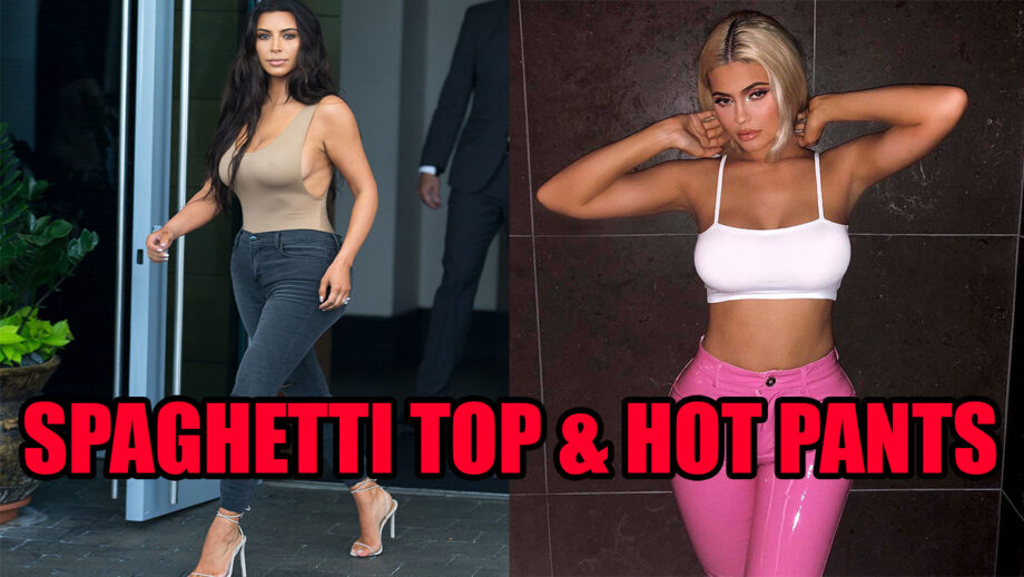 Kim Kardashian vs Kylie Jenner: Who's Best In Hot Pants And Spaghetti Top?