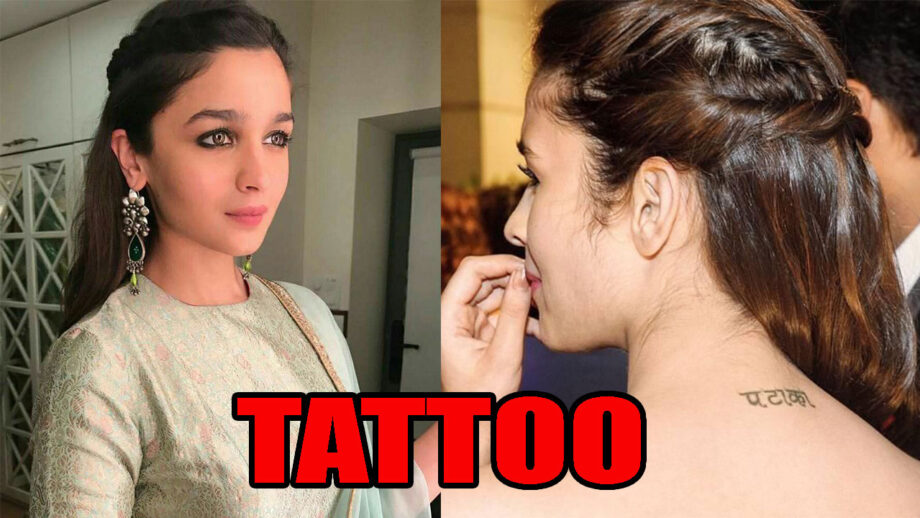 Learn The Meaning Behind Alia Bhatt's Tattoo | IWMBuzz