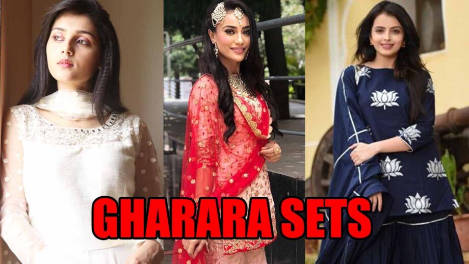 Mallika Singh, Surbhi Jyoti And Shrenu Parikh: Celebrity Inspired Gharara Sets For Diwali Puja At Home