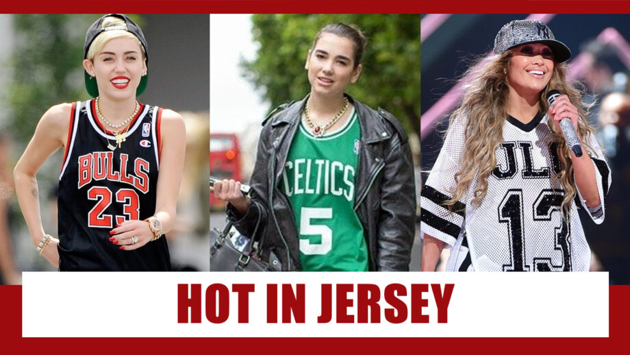 Miley Cyrus, Dua Lipa, Jennifer Lopez Look HOTTIES In Jersey!! 6