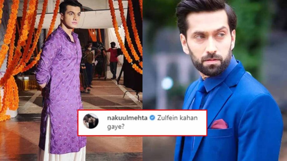 Mohsin Khan shares hot picture in traditional look, Nakuul Mehta comments 'zulfein kahan gaye?' 1