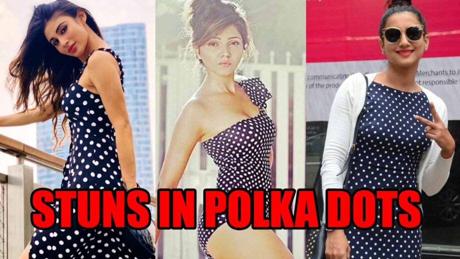 Mouni Roy VS Rubina Dilaik VS Gauahar Khan: Who rocked polka dots outfit better?