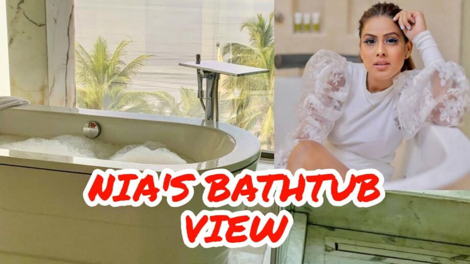 Naagin fame Nia Sharma's bathtub view