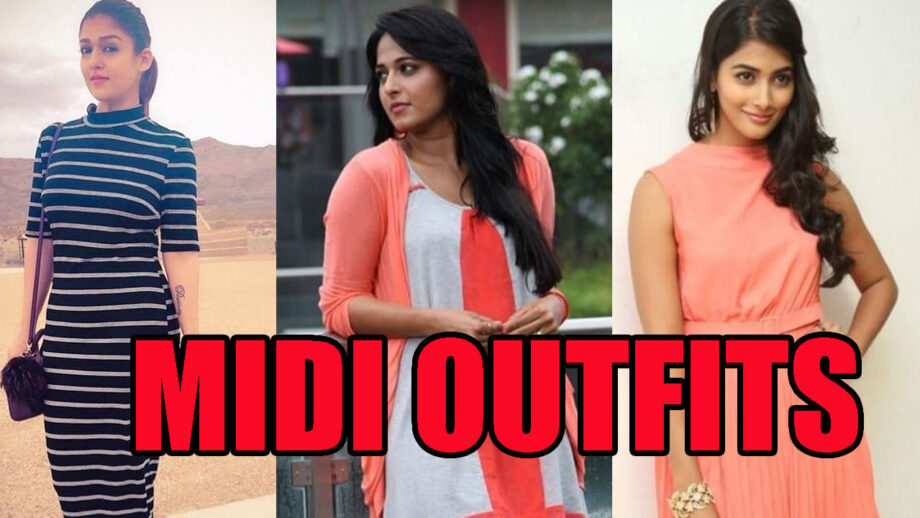 Nayanthara, Anushka Shetty And Pooja Hegde Slay In Midi Outfits 4