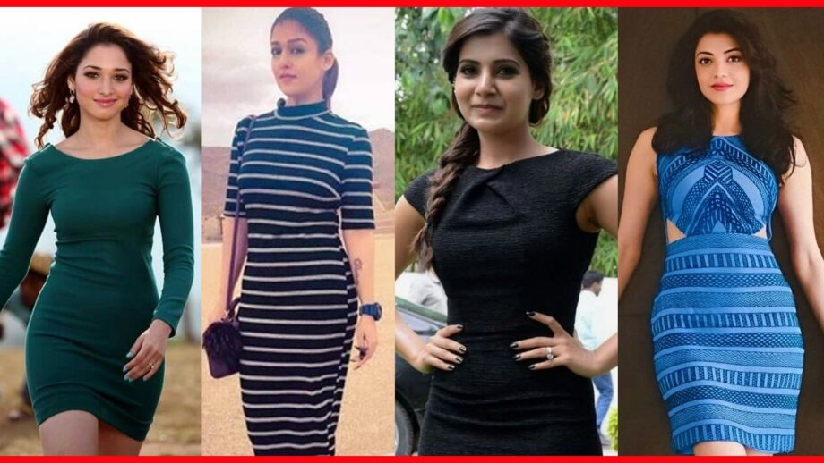 Nayanthara, Samantha Akinenni, Tamannah Bhatia, Kajal Aggarwal unseen photos in bodycon outfits 9