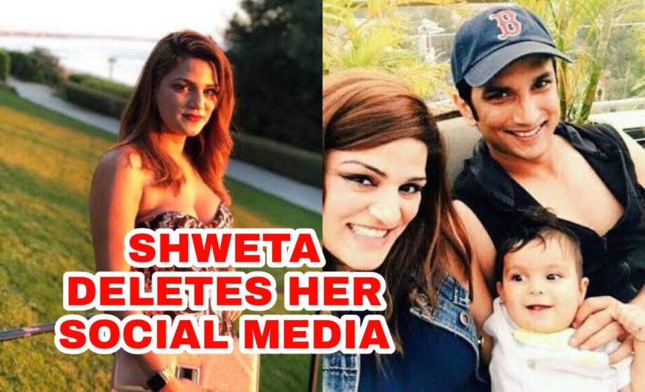 On Sushant Singh Rajput's 4 months death anniversary, sister Shweta Singh Kirti mysteriously deletes social media handles