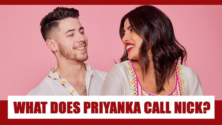 Priyanka Chopra has an adorable way of calling Nick Jonas; What Is it?