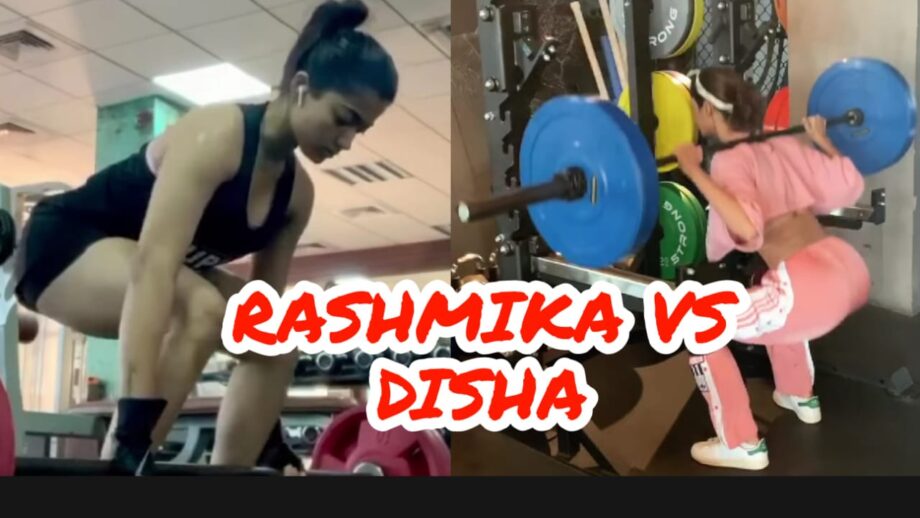 Rashmika Mandanna Vs Disha Patani: Fittest and sexiest gym workout video comparison: Vote Now