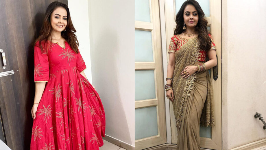 Saath Nibhana Saathiya: Devoleena  Bhattacharjee aka Gopi Bahu looks super hot in elegant red traditional wear