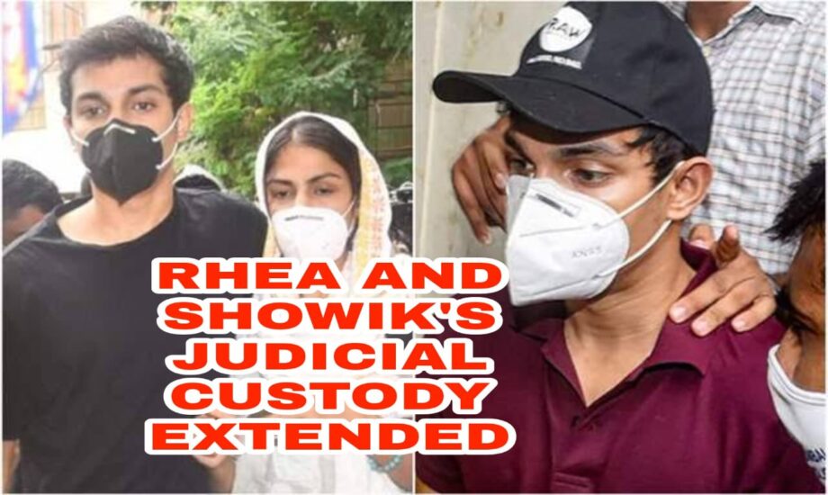 Sushant Singh Rajput Death Latest Update: Rhea Chakraborty and Showik Chakraborty's judicial custody extended till October 20 1