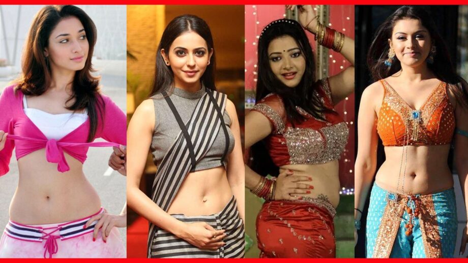 Tamannaah Bhatia, Rakul Preet Singh, Shweta Basu Prasad, Hansika Motwani hottest belly curve photos that went viral on internet