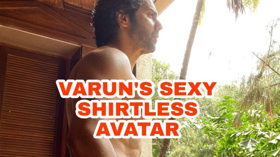 Varun Dhawan shares bold and shirtless picture: fans go bananas
