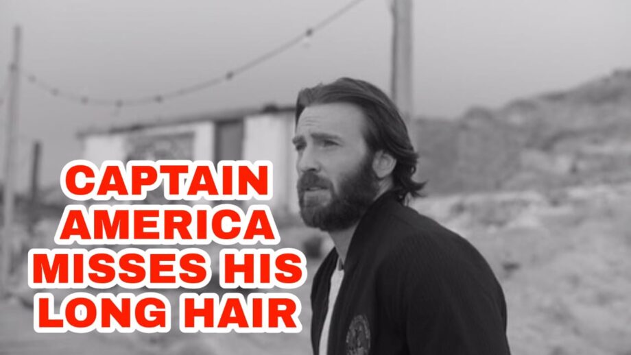 Why is Captain America aka Chris Evans missing his long hair?