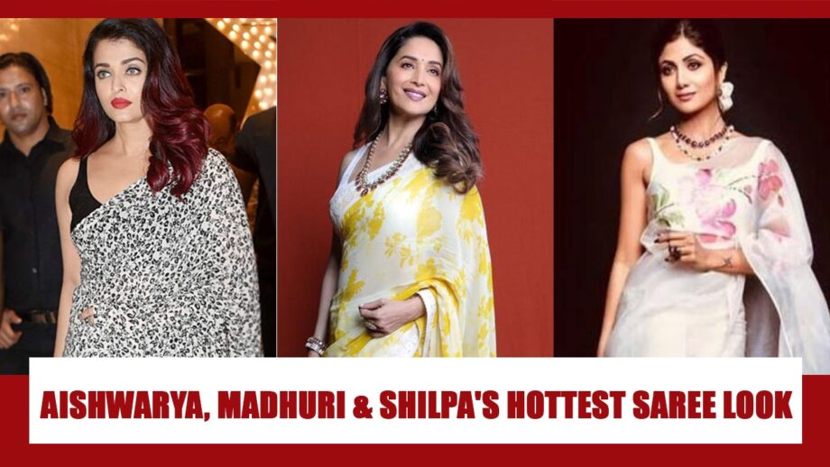 Aishwarya Rai Bachchan, Madhuri Dixit, Shilpa Shetty: Best looks in saree fashion