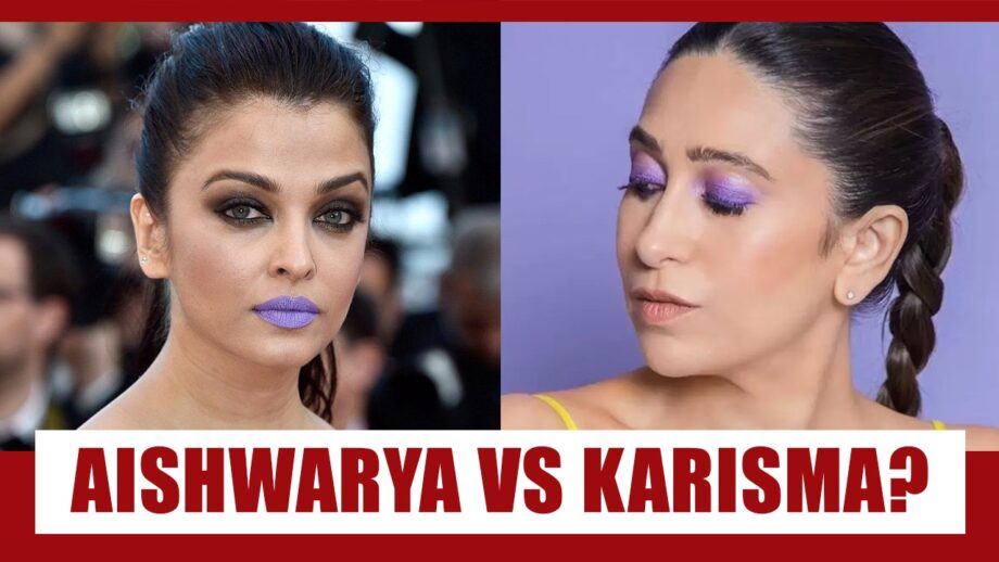 Aishwarya Rai In Purple Lipstick Or Karisma Kapoor In Purple Shade: What Would You Choose? 1