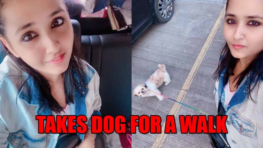 Are You A Dog Lover? Then You Should Watch Kajal Raghwani As She Takes Her Dog For A Walk