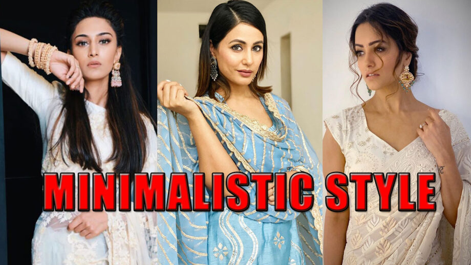 Are You A Fan Of Minimalistic Style? Anita Hassanandani, Erica Fernandes And Hina Khan Will Help You Look Elegant 1
