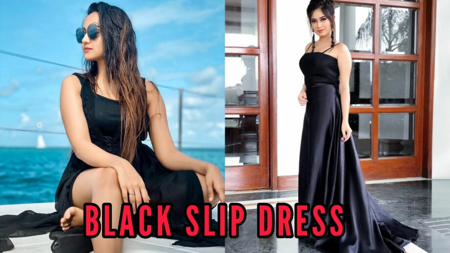 Ashi Singh Vs Jannat Zubair: Who Looked Radiant In Lovely Black Slip Dress?