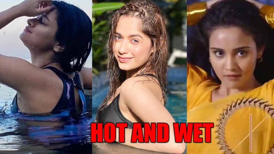 Avneet Kaur, Jannat Zubair, Ashi Singh: Moments when they got hot and wet