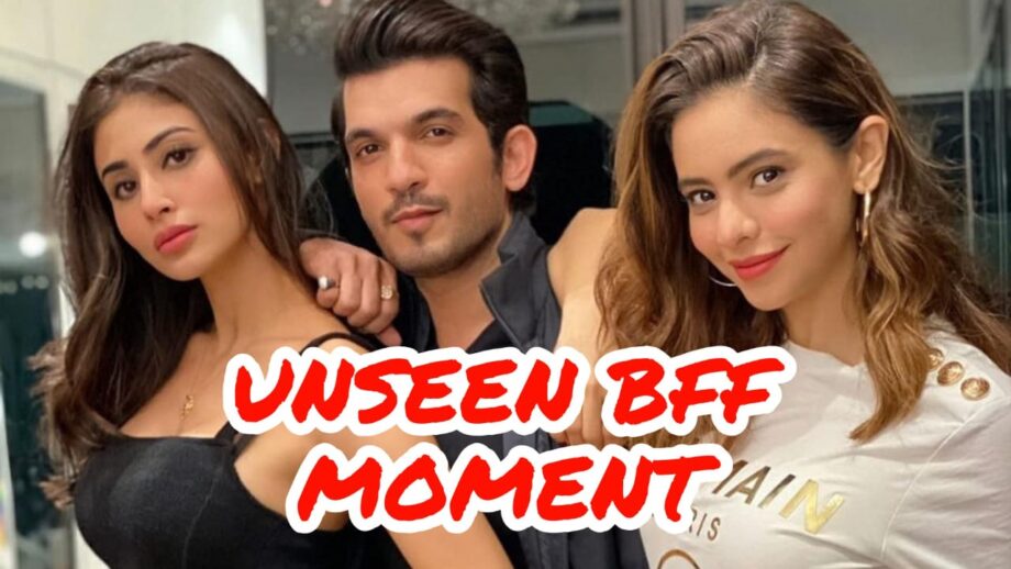 Awesome Threesome: Mouni Roy, Arjun Bijlani and Aamna Sharif's unseen BFF moment