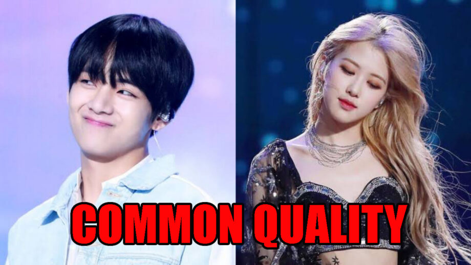 BTS Fame V And Blackpink Girl Rose Have THIS Quality In Common