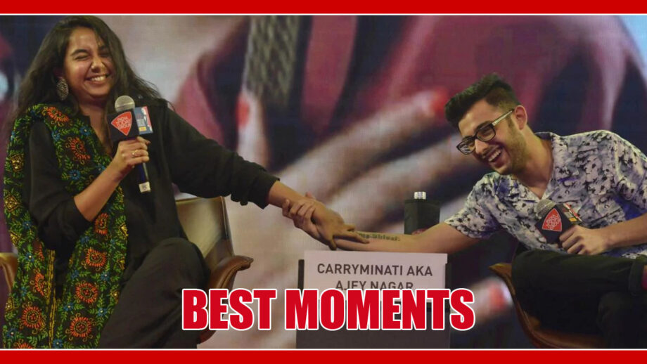 CarryMinati And Prajakta Koli's Best Moments Together