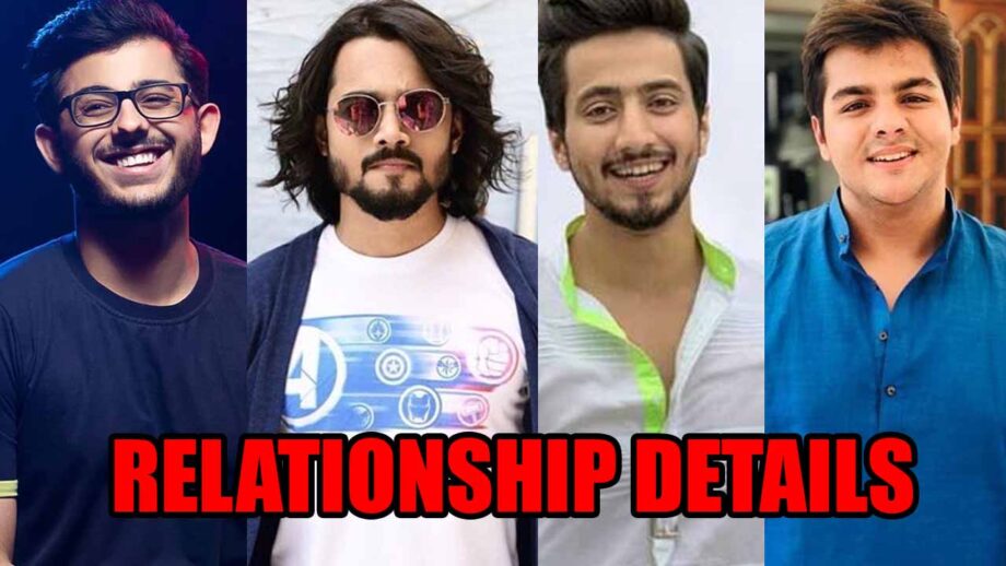 CarryMinati, Bhuvan Bam, Faisu, Ashish Chanchlani: Real life relationship details