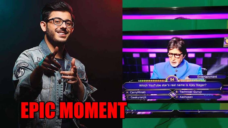 CarryMinati's epic moment with Amitabh Bachchan 1