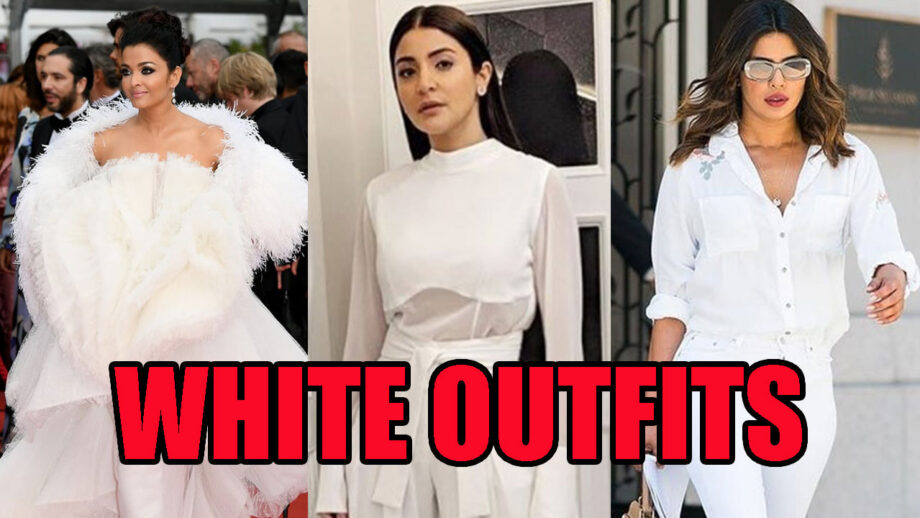 CUTENESS ALERT: Aishwarya Rai Bachchan, Anushka Sharma And Priyanka Chopra's Best Fashion Moments In White