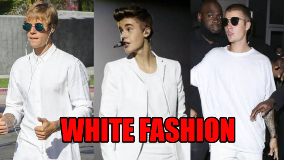 CUTENESS ALERT: Justin Bieber's Best Fashion Moments In White