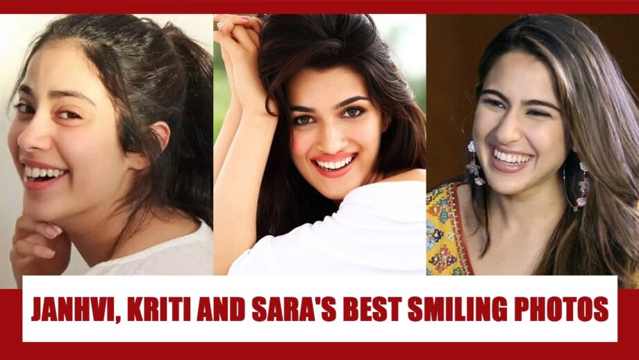 CUTENESS ALERT: Kriti Sanon, Janhvi Kapoor, Sara Ali Khan smiling pictures