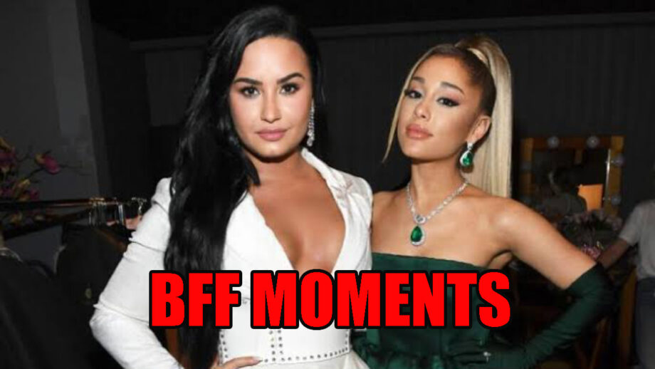 Demi Lovato and Ariana Grande Cute BFF Moments 3