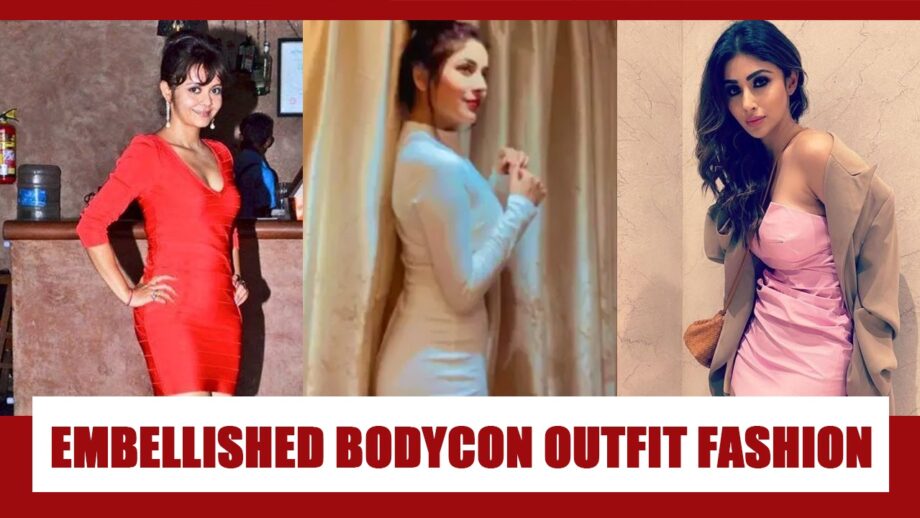 Devoleena Bhattacharjee, Shehnaaz Gill And Mouni Roy’s Embellished Bodycon Outfit Pictures Go Viral 3