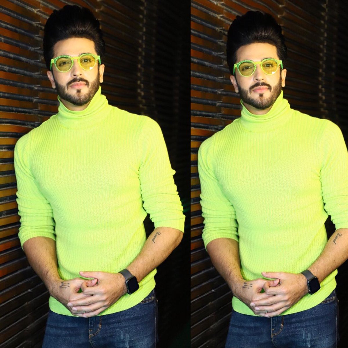 Dheeraj Dhoopar, Nishant Singh Malkani, And Aly Goni In Neon Colour Outfits 9