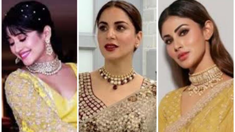 Diwali Glamour Fashion: Shraddha Arya, Mouni Roy, Shivangi Joshi look regal in traditional wear