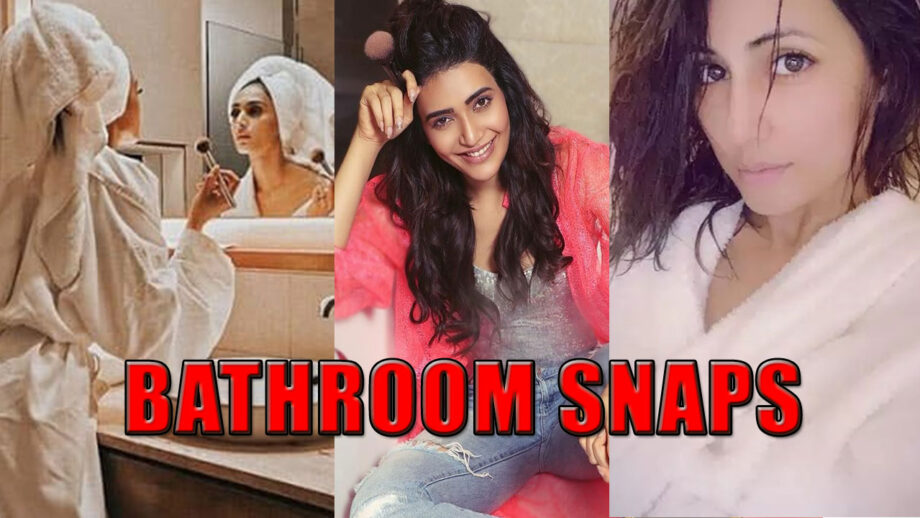 Erica Fernandes, Hina Khan, Karishma Tanna’s Bathroom Snaps Are Too Hot To Handle! 9