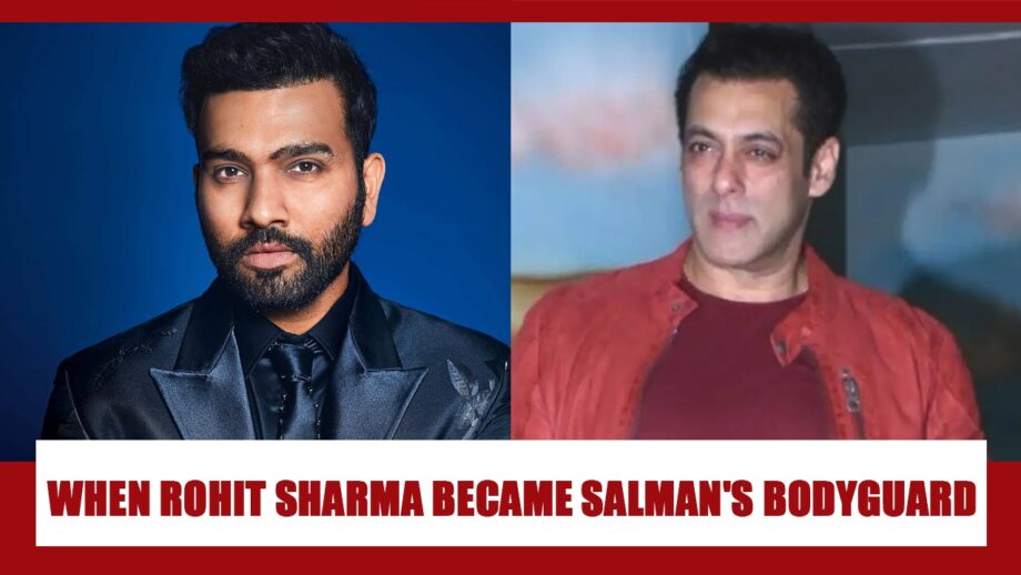 HILARIOUS: When Cricketer Rohit Sharma Became Salman Khan's PERSONAL 'Bodyguard'