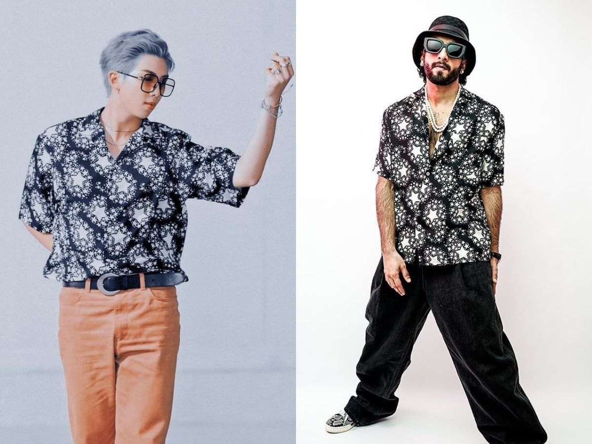 In Pics; BTS Member RM's Fashion Cues Were Taken By Ranveer Singh 2